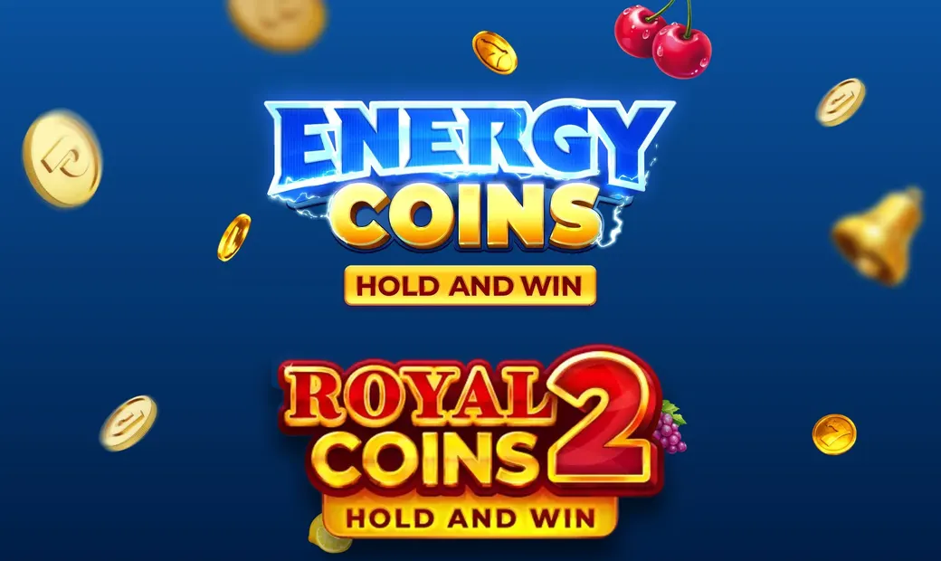 Energy Coins and Royal Coins 2 slot logos from Mostbet Philippines promotions